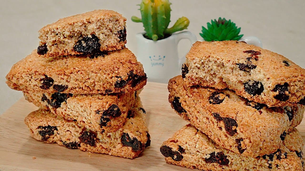 섞기만 하면 끝! 초간단 오트밀 스콘 만들기 Thumbnail