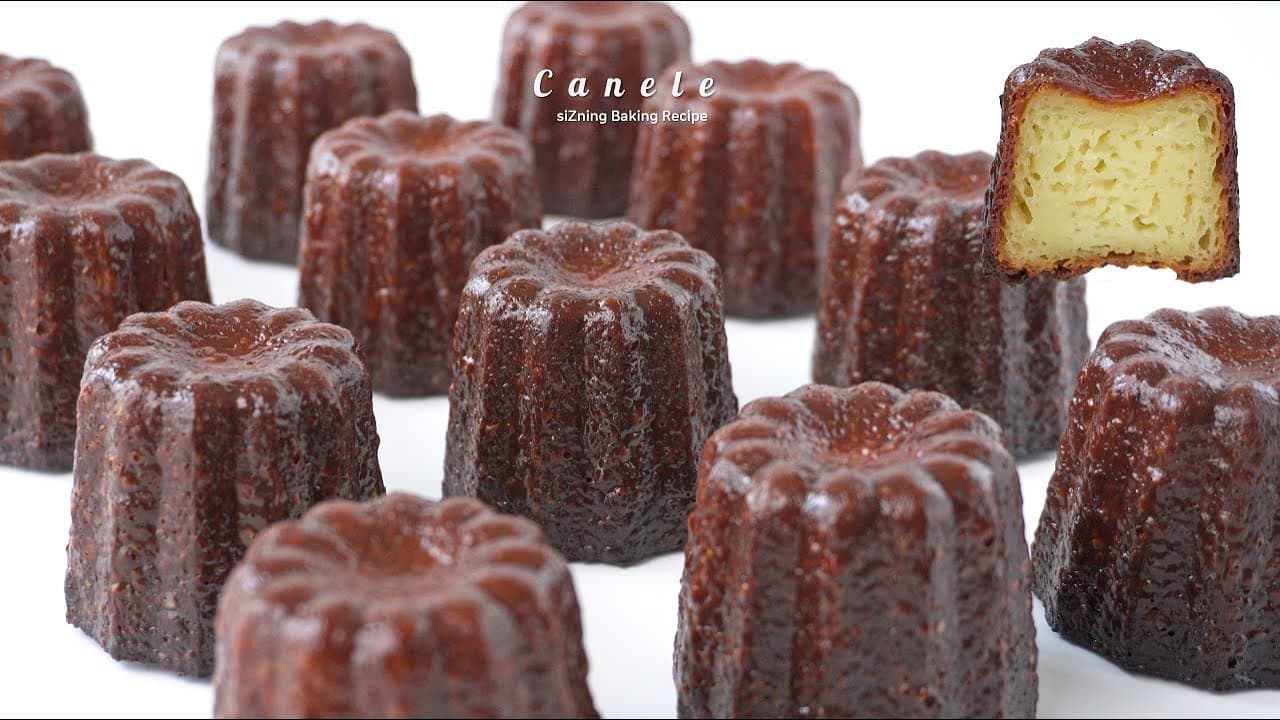 [NO밀랍, NO동틀] 겉바속쫀 '바닐라 까눌레' 성공 포인트 콕콕! 실패 없이 만드세요 : Canele｜siZning Thumbnail