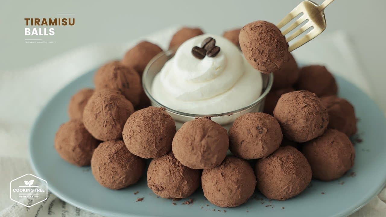 갈고 섞고 굴리면 끝! 티라미수볼 만들기 Thumbnail