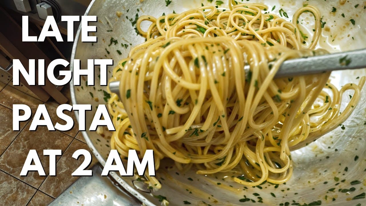 새벽 2시에 만드는 3가지 재료 파스타 Thumbnail