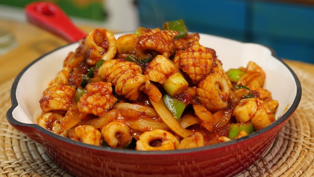 오징어볶음 레시피 Thumbnail