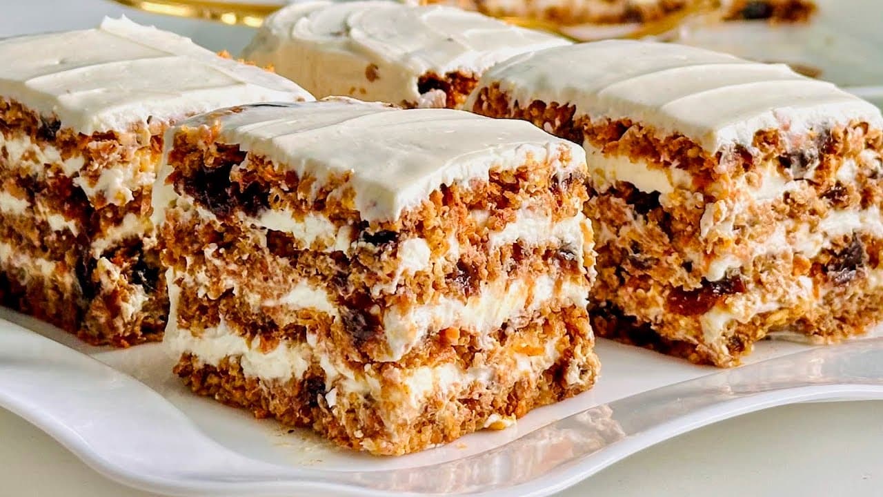Moist Carrot Cake! No Flour, Sugar, Butter, or Eggs! My Favorite Thumbnail