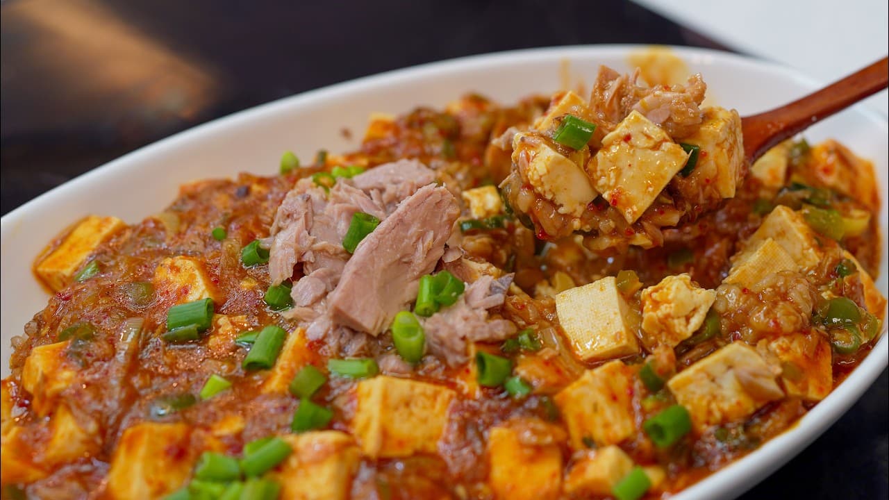 된장, 고추장으로 만드는 초간단 참치 마파두부덮밥 Thumbnail