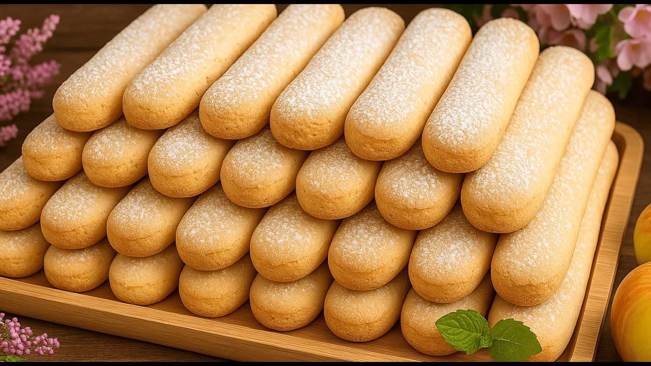 단 세 가지 재료로! 10분 만에! 티라미수 디저트를 위한 부드러운 수제 쿠키 Thumbnail