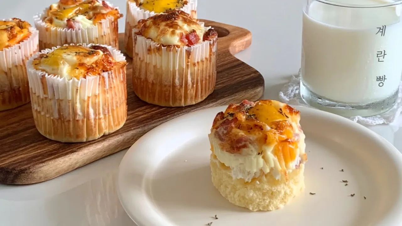 포슬포슬 든든한 계란빵 만들기 Thumbnail
