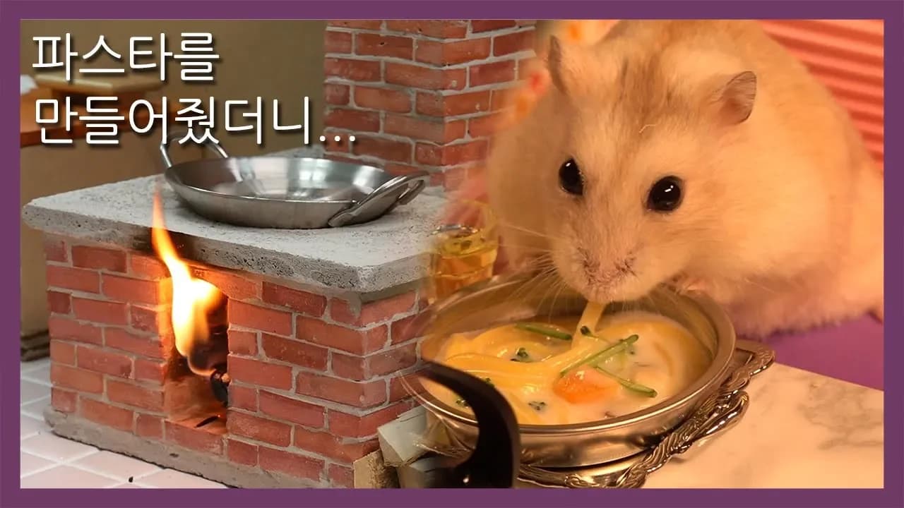 햄찌보나라 파스타 Thumbnail