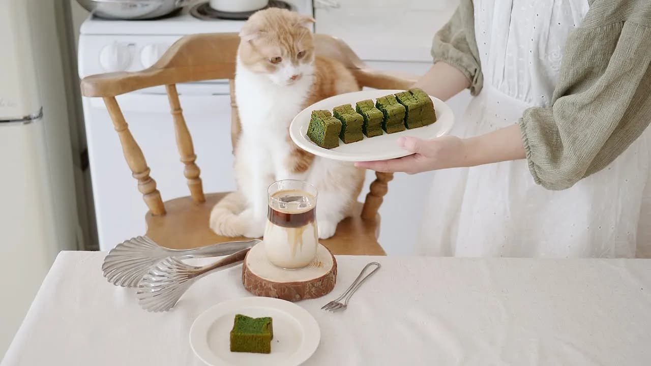 꾸덕한 말차 파운드케이크 Thumbnail