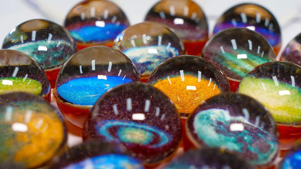 너무 이뻐서 먹기 아까운! 수제 행성사탕(당뇨안심사탕) Thumbnail