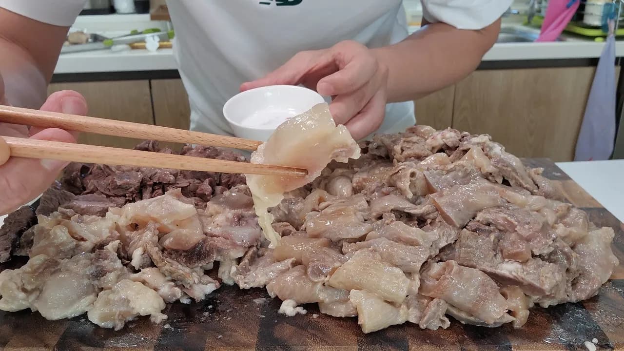 도가니+스지+사태 수육 / 전골 맛있게 만드는 법 Thumbnail