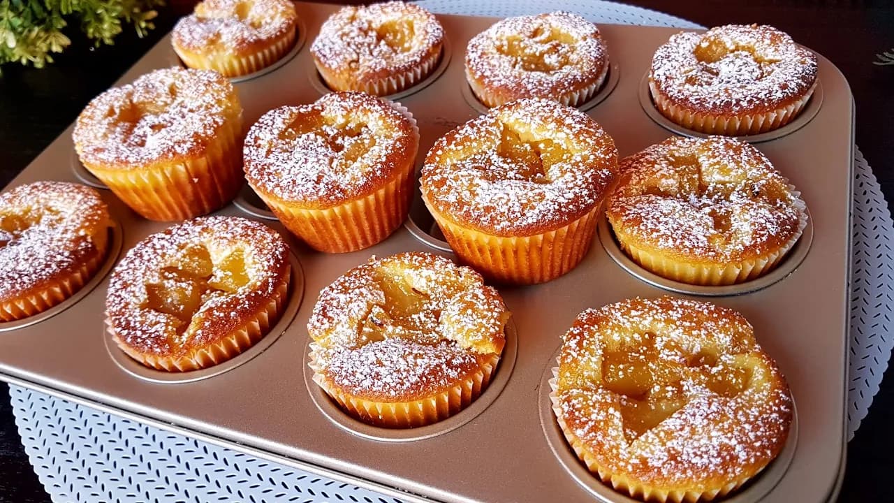 모두가 사랑하는 부드러운 사과 머핀 Thumbnail