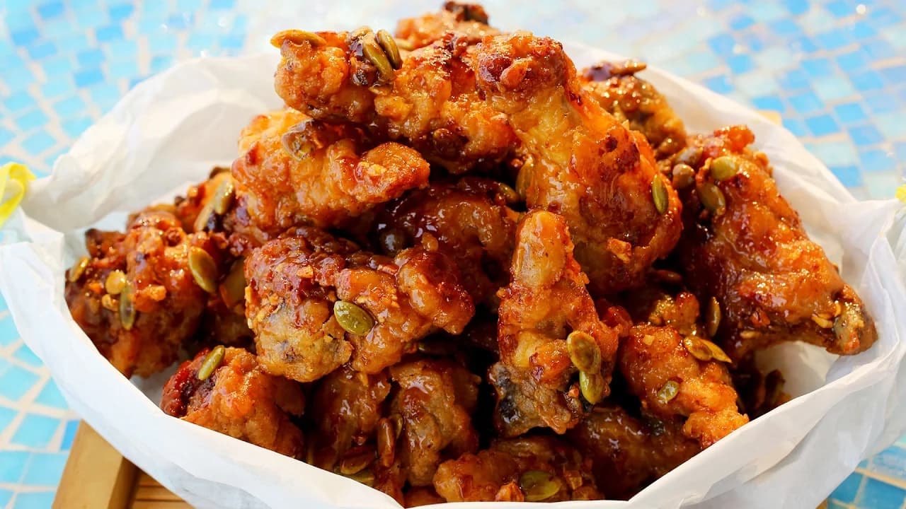 Korean Honey Butter Fried Chicken Thumbnail