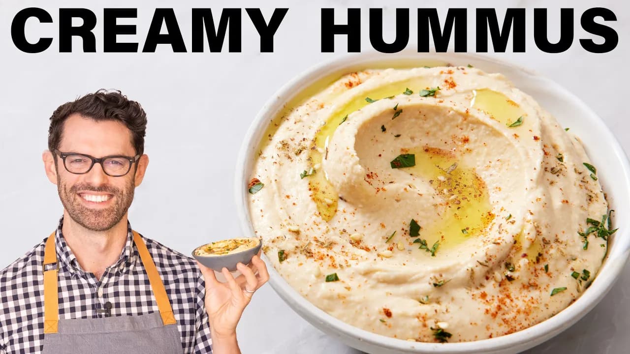 Easy Hummus Recipe Thumbnail