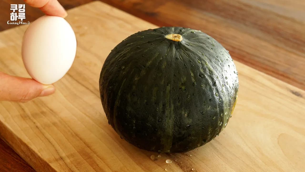 폭신! 촉촉!! 초간단 전자레인지 단호박 케이크!! NO 오븐. NO 밀가루. Thumbnail