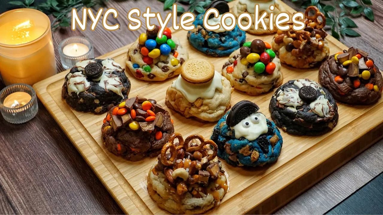 Galletas con chispas de chocolate estilo Nueva York a partir de una masa Thumbnail