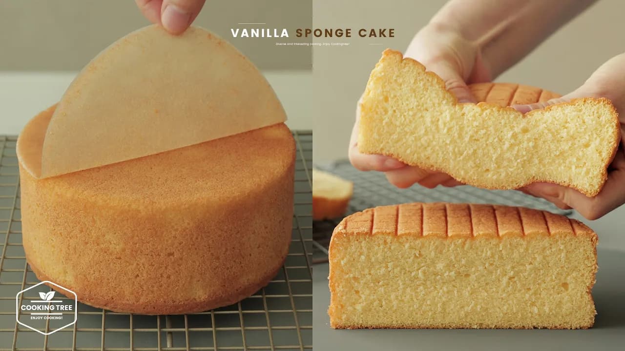 따라하면 무조건 성공하는! 스펀지 케이크 (공립법 제누와즈) 만들기 Thumbnail