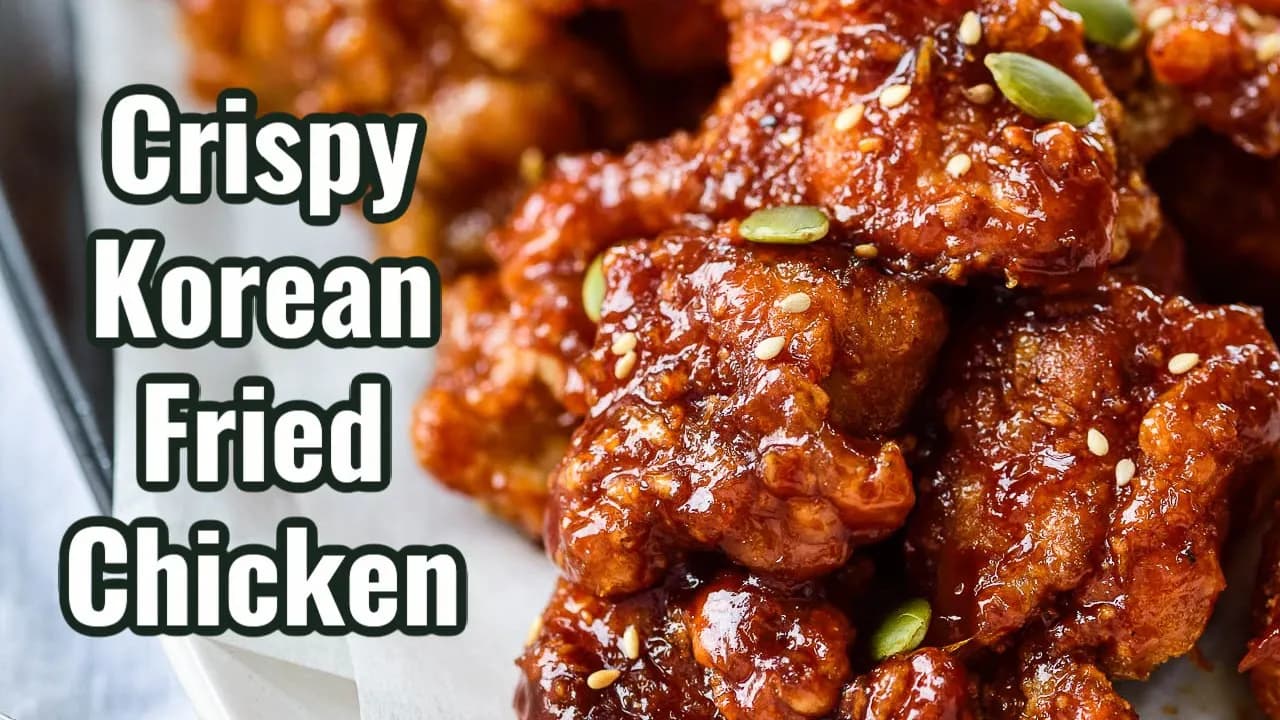 How to make Korean Fried Chicken (Dakgangjeong, 닭강정) - Easy and delicious! Thumbnail