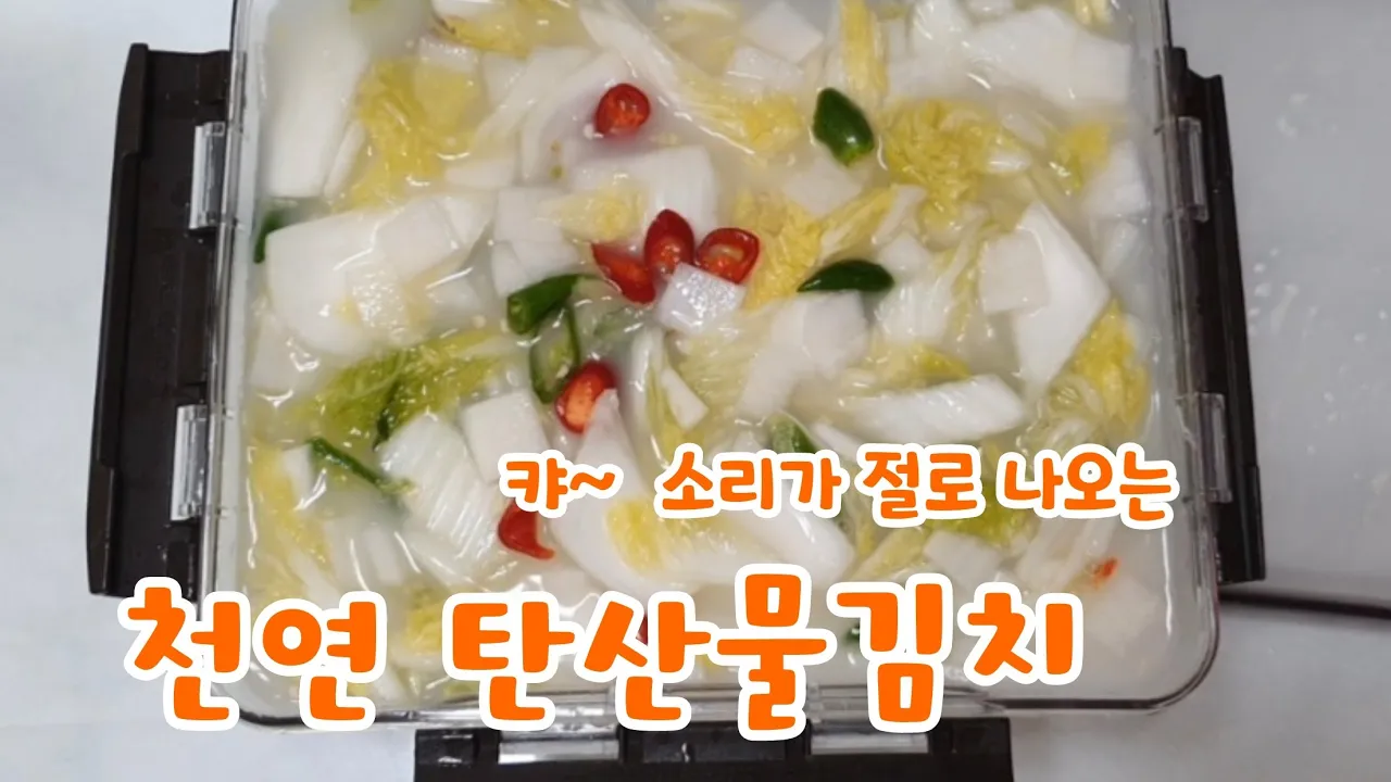 천연 탄산 물김치 Thumbnail