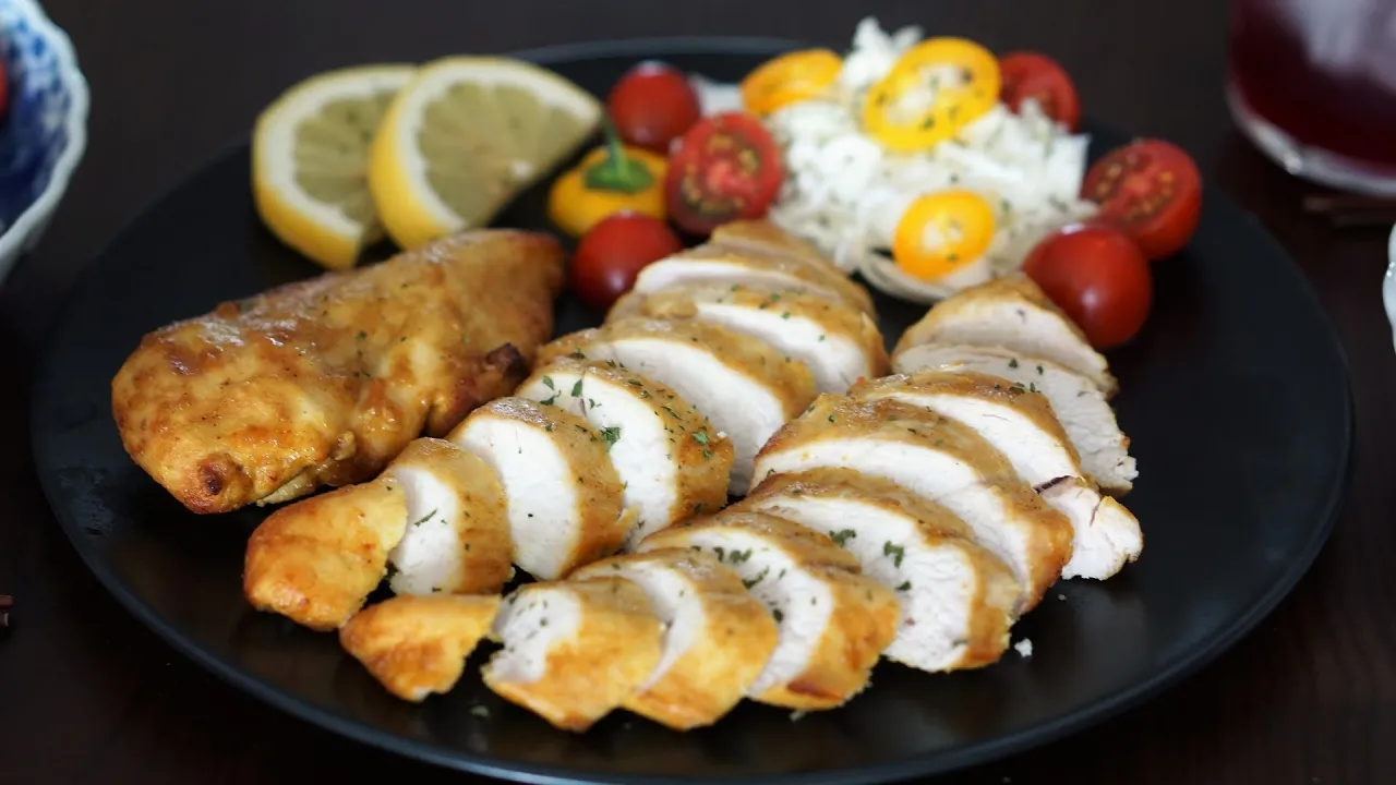 초간단 에어프라이어 닭가슴살 스테이크 Thumbnail