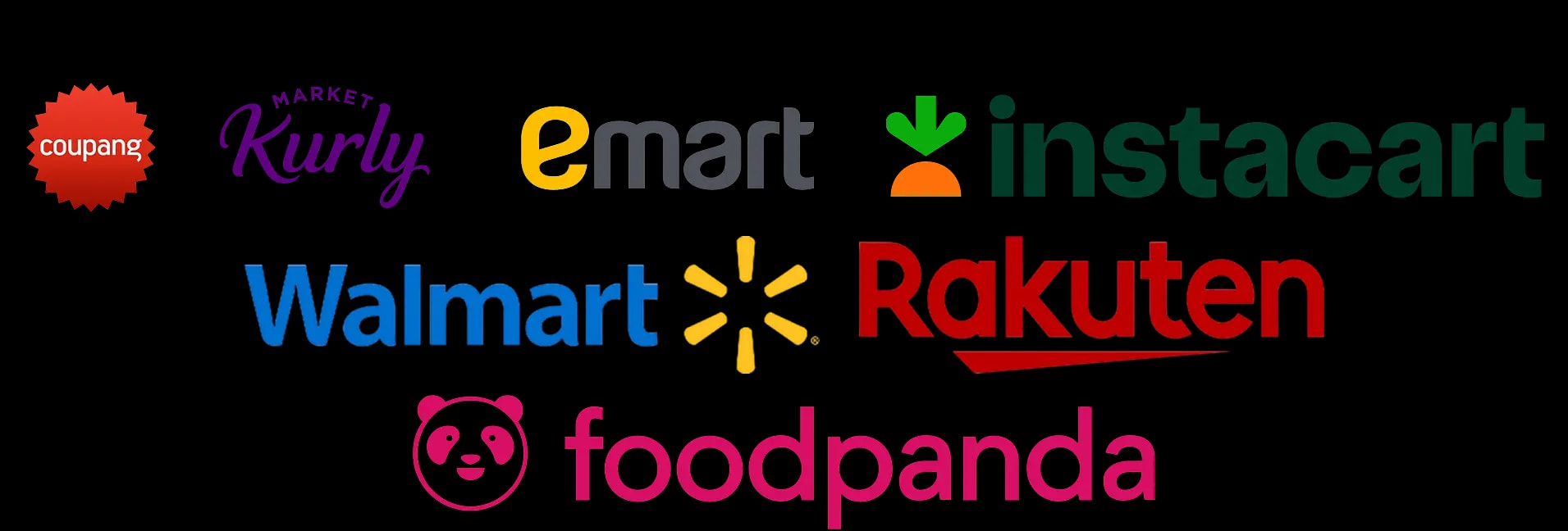 Grocery partner logos