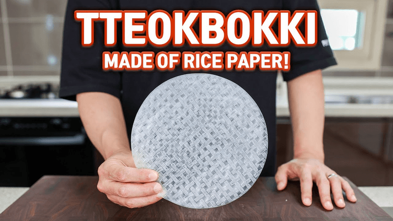 Rice Paper TTEOKBOKKI, Easy but Perfect Spicy Korean Rice Cakes! Cooking Hacks! Thumbnail