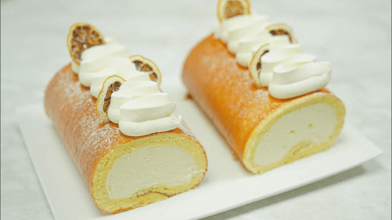 레몬 우유 롤 케이크 Thumbnail