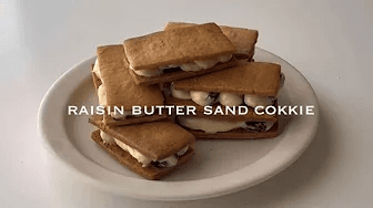 【어머니의 날】작은 선물로 추천🎀 럼 레이즌 버터 샌드 쿠키 레시피 Thumbnail