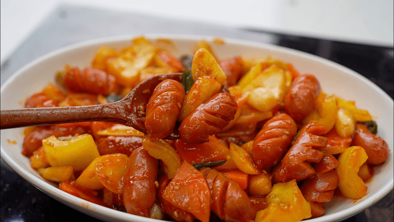 소세지 야채볶음 황금 레시피 Thumbnail