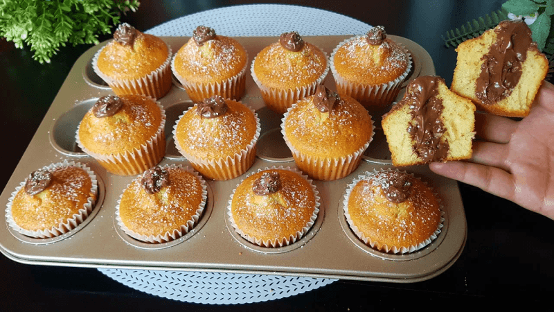 부드럽고 푹신한 머핀! 정말 맛있어서, 5분 만에 매일 만들게 될 거예요 Thumbnail