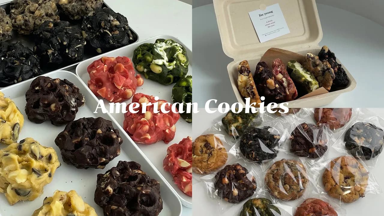 Cómo Hacer 6 Tipos de Galletas Americanas con una Sola Masa 🍪 Thumbnail