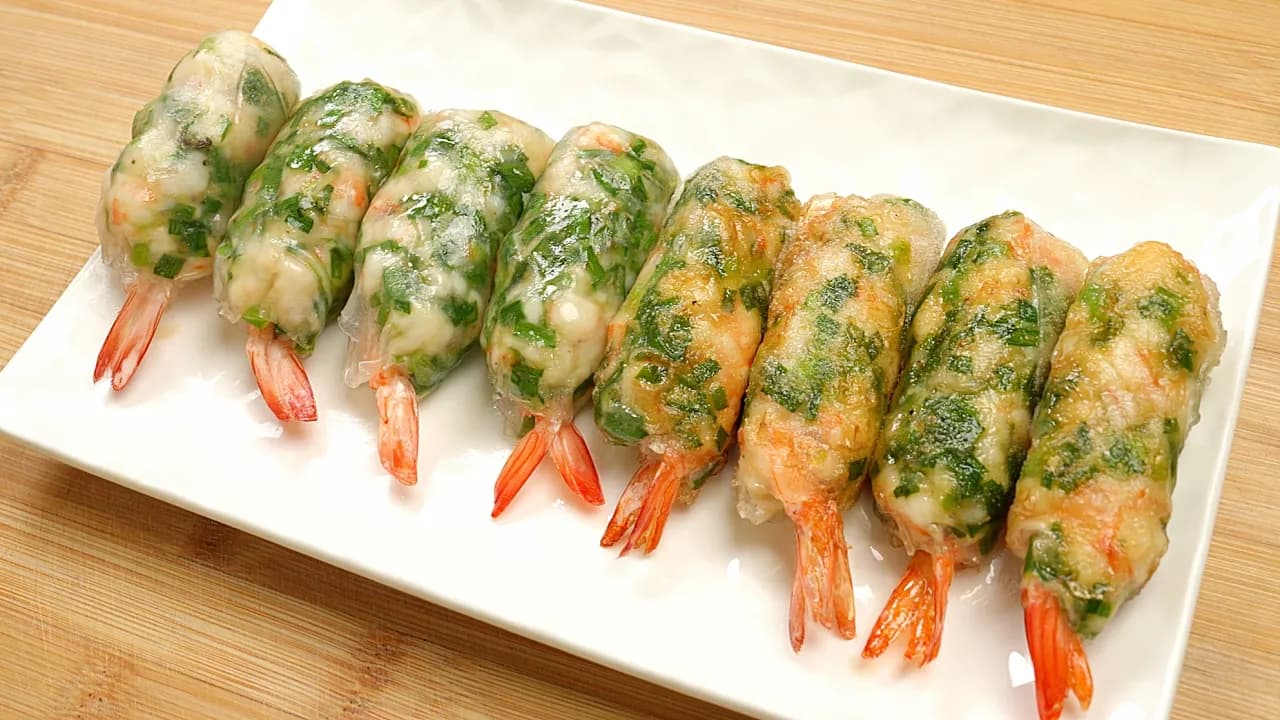 밀가루 없이 만드는 쫄깃탱글 새우만두 Thumbnail