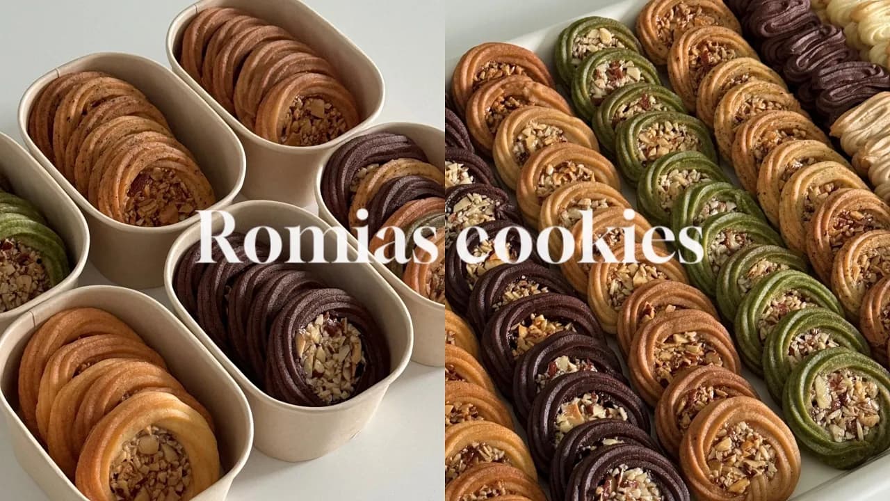 바삭함에 반하는 로미아스 쿠키 5가지 맛 Thumbnail